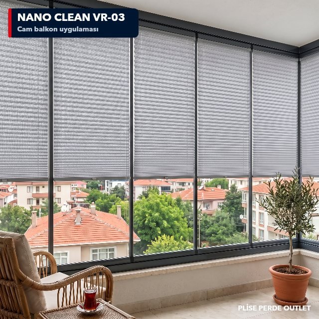 RGN Nano Clean VR-03 cam balkona uygulanmış hali
