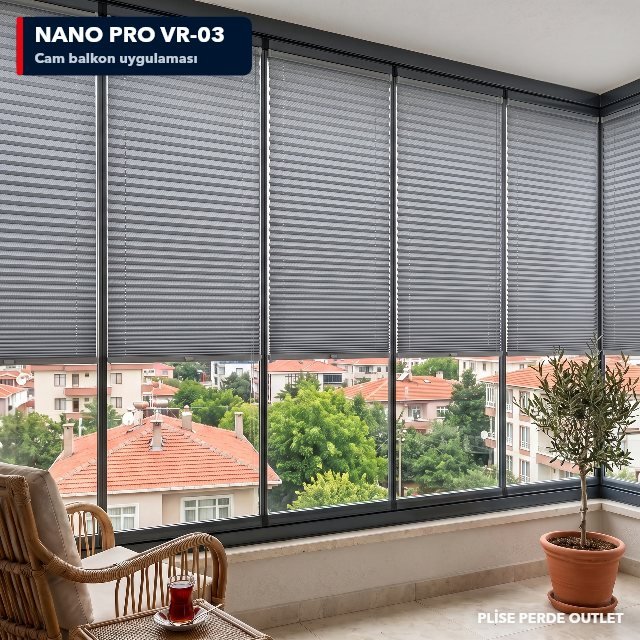 RGN Nano Pro VR-03 cam balkona uygulanmış hali