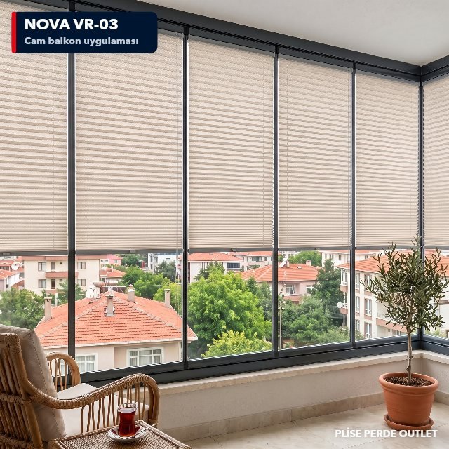 RGN Nova VR-03 cam balkona uygulanmış hali